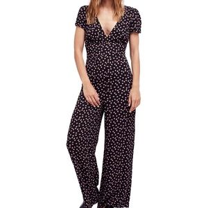 FREE PEOPLE FLORAL JUMPSUIT